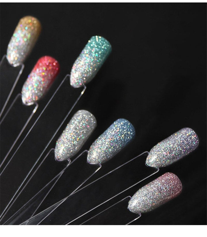 Glitrende Refleks Gel Neglelakk for Trendy Negler