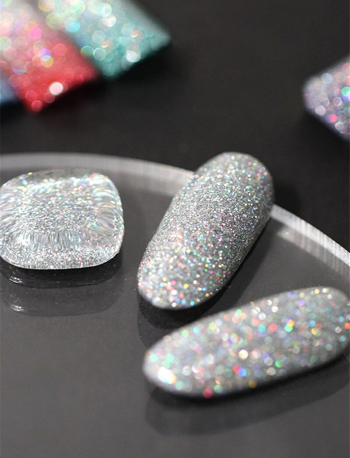 Glitrende Refleks Gel Neglelakk for Trendy Negler