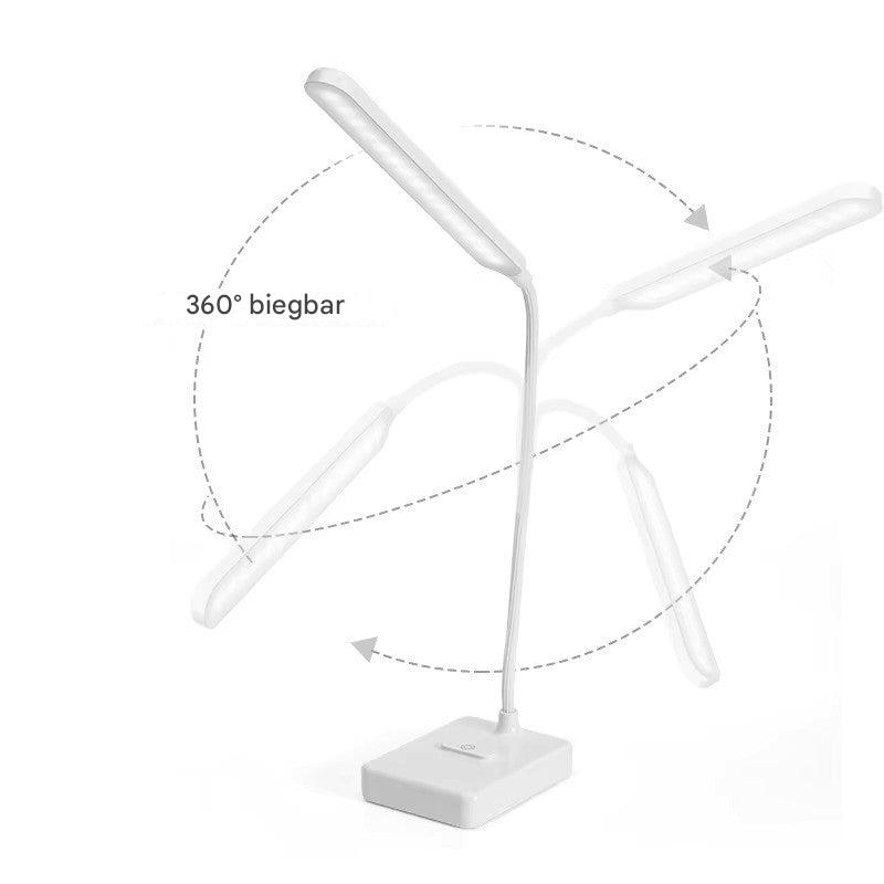 Fleksibel Skrivebordslampe med Justerbart Lys – Perfekt for Hjemmekontoret