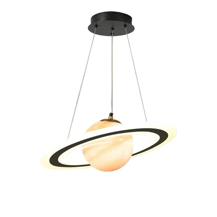 Moderne LED Pendellampe – Futurisk Planetdesign