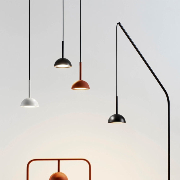 Pendellampe - Elegant Metallisk Design med LED