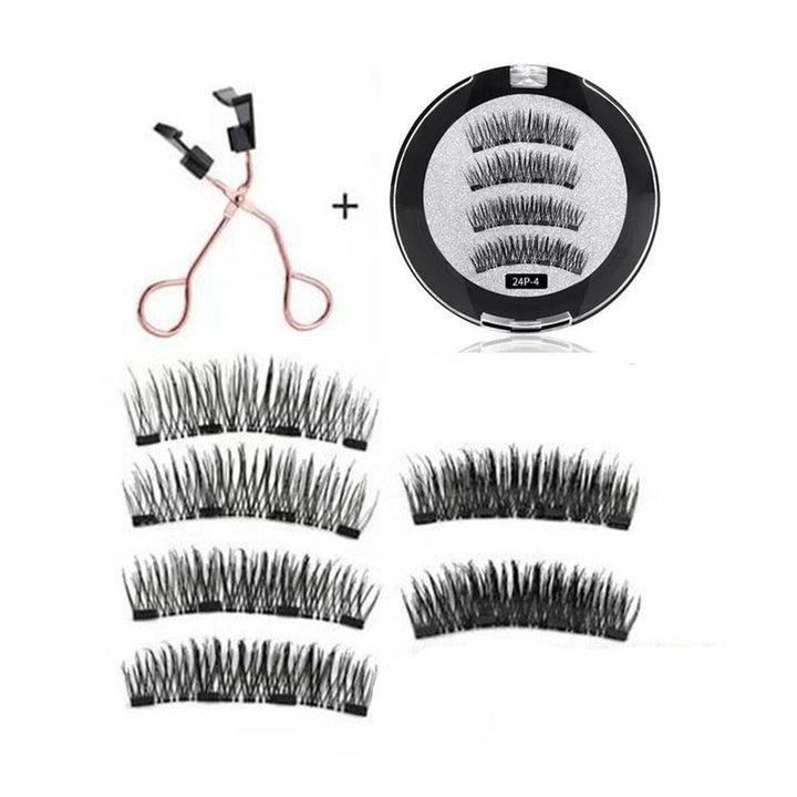 Magnetiske 3D Mink Øyevipper for Glamorøs Look