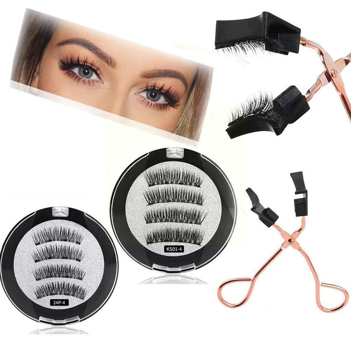 Magnetiske 3D Mink Øyevipper for Glamorøs Look