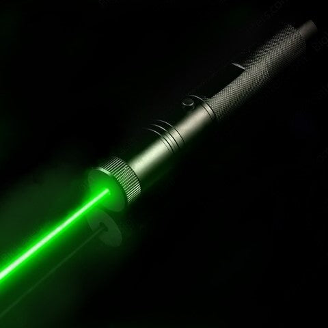 Oppladbar laserpeker med lang rekkevidde og justerbar fokus