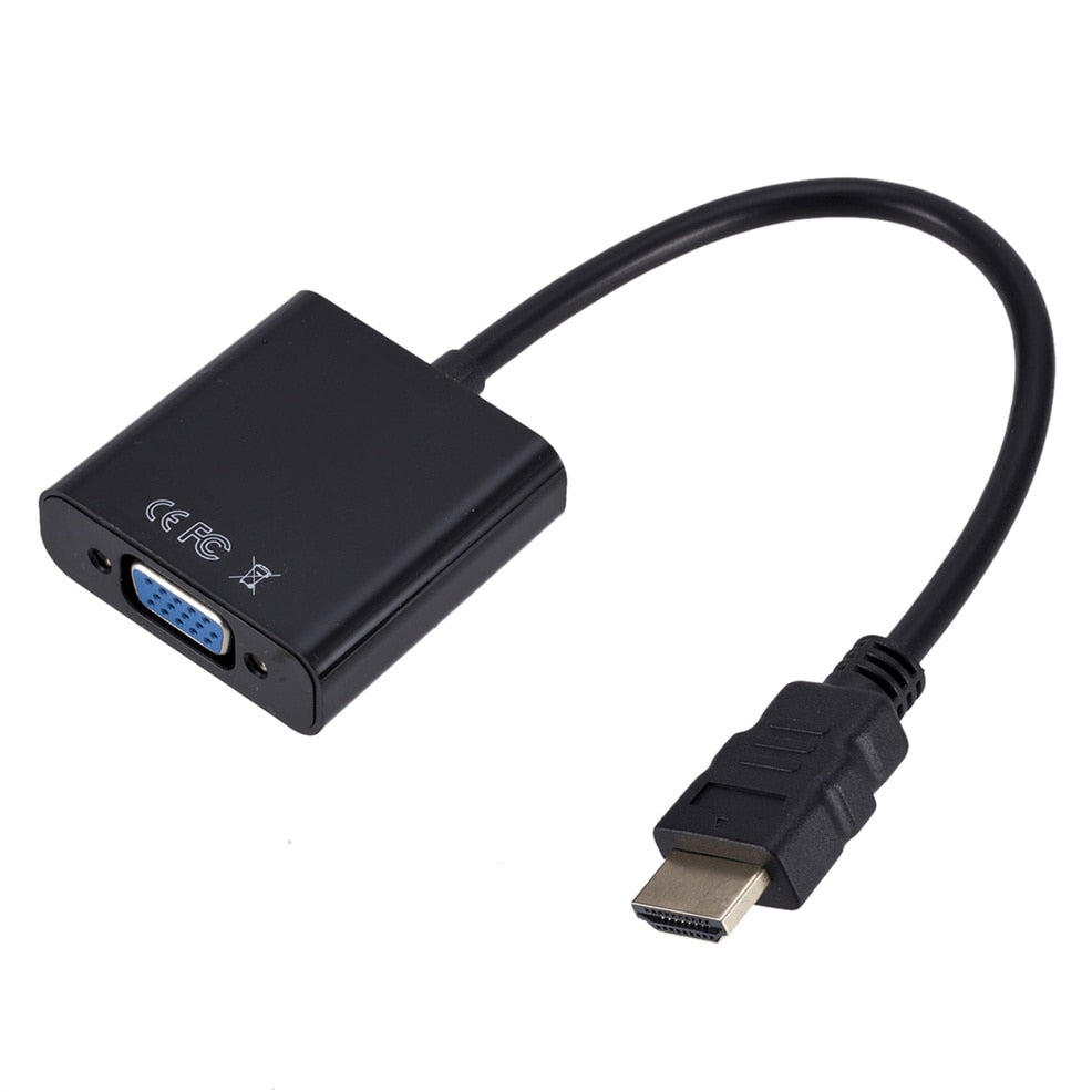 Universal HDMI til VGA-omformer for skjermer