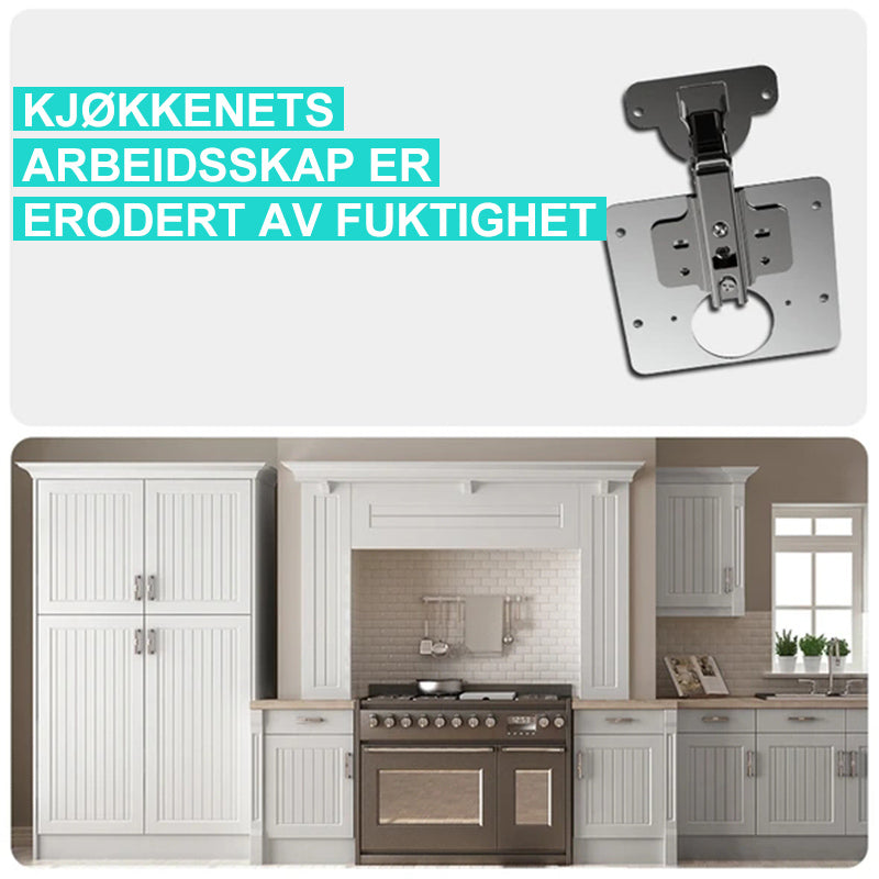 Hengsel Reparasjonsstykke – Rustfritt Stål | Solid og Enkel Oppgradering