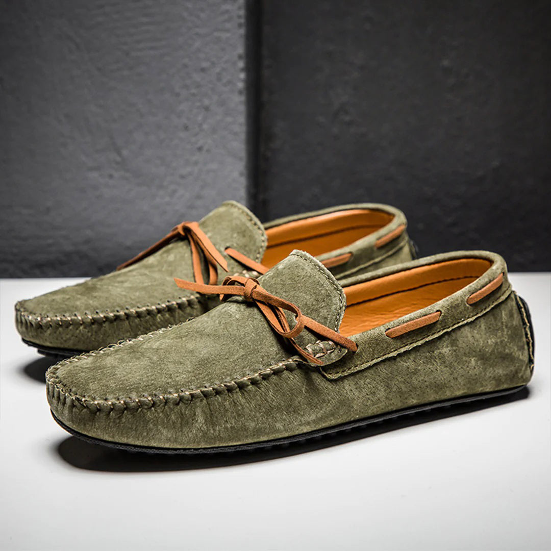 Herre Loafers Slip-On Moderne Design med Robust Såle