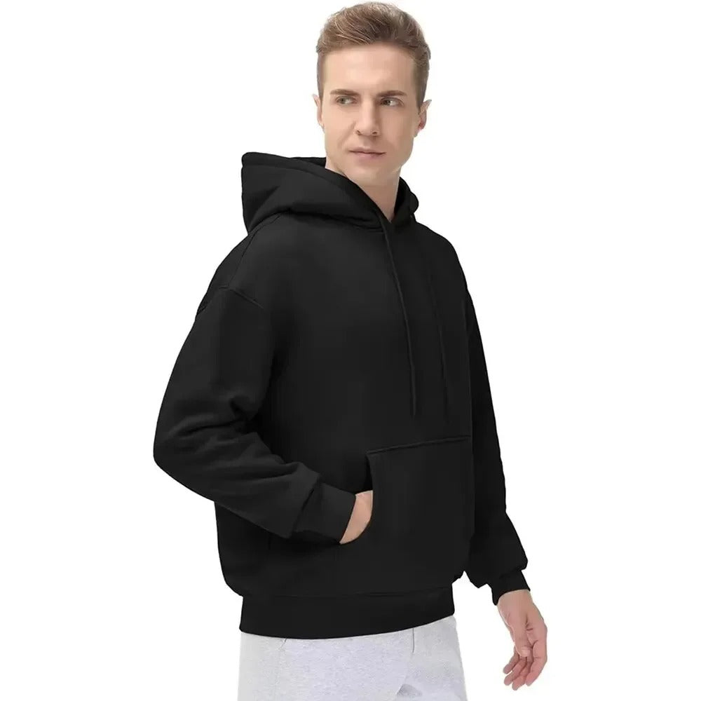 Herre Oversize Hettegenser – Komfortabel og Stilig