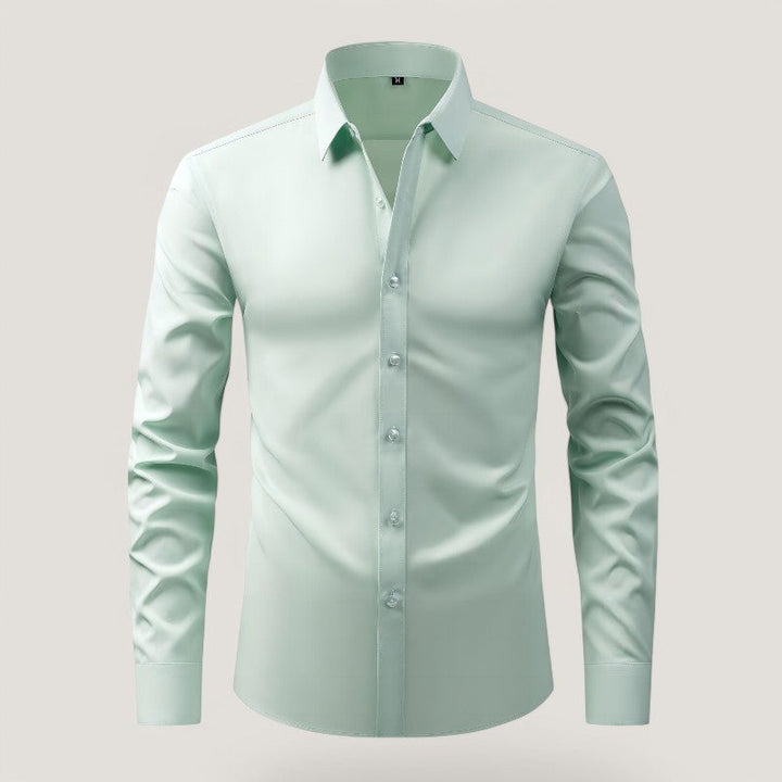 Herre Slim-Fit Skjorte – Komfortabel &amp; Rynkefri