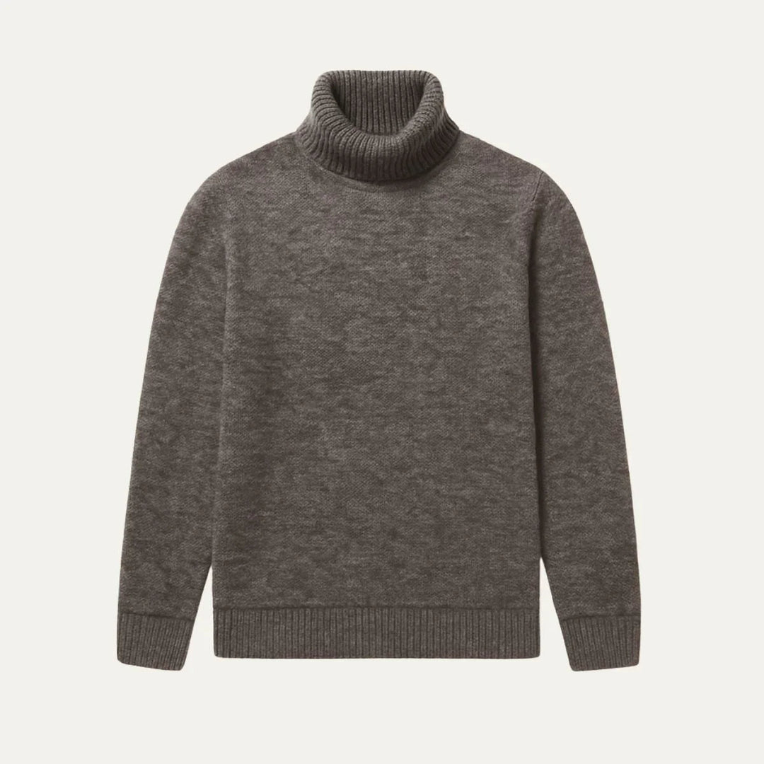 Herre Turtleneck Genser i Klassisk Stil