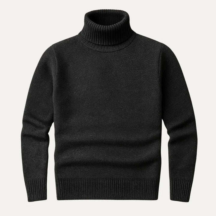 Herre Turtleneck Genser i Klassisk Stil