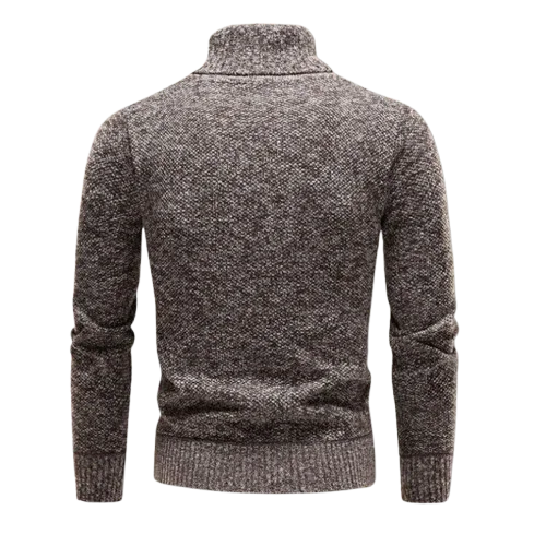 Herre Turtleneck Genser i Klassisk Stil