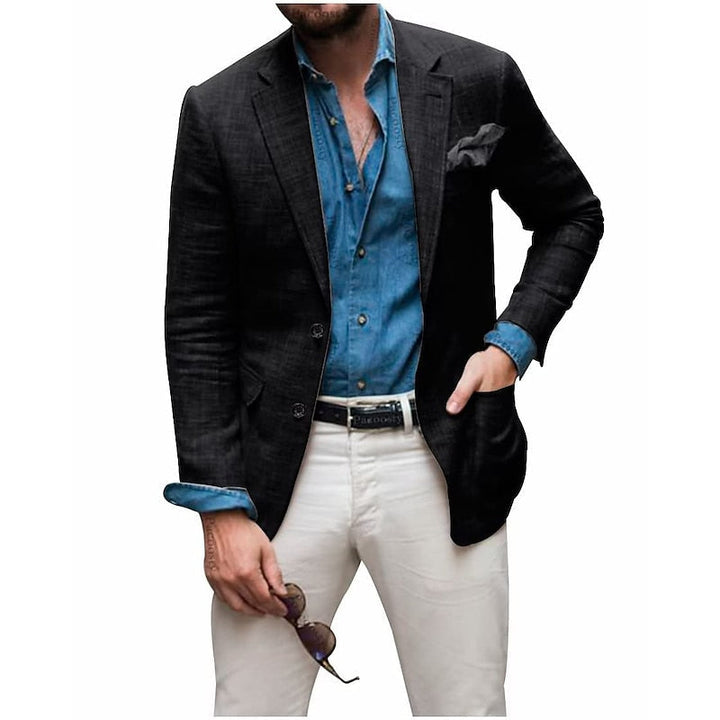 Herre Uformell Blazer – Allsidig Stil og Komfort