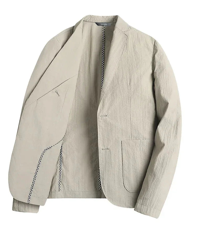 Herre Blazer i Klassisk Stil – Allsidig og Skreddersydd Passform