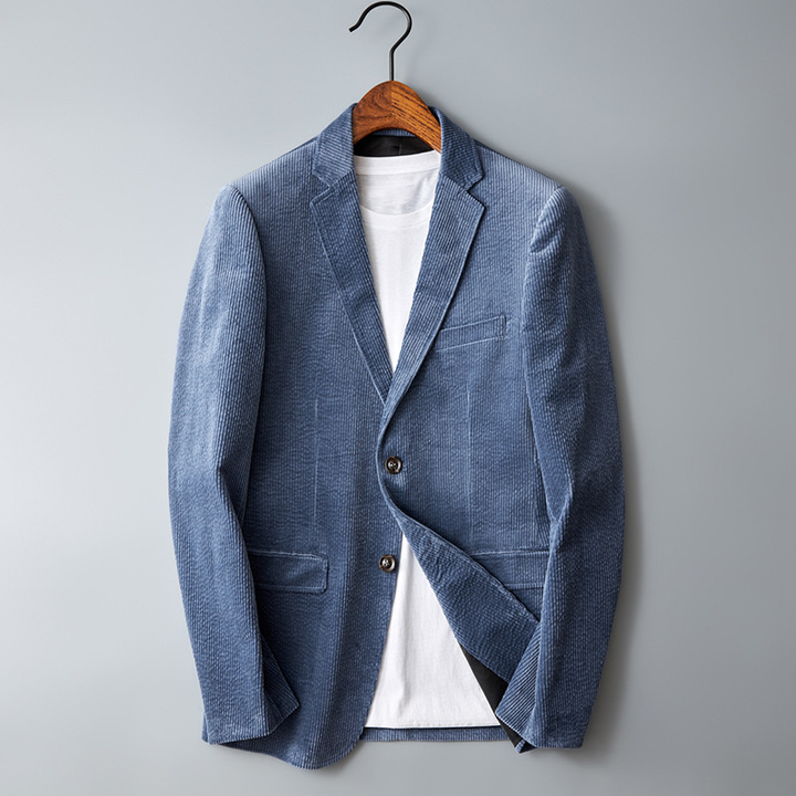 Herre Blazer Slank Passform for Høst og Vinter