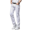 Menns Hvite Slim Fit Jeans – Moderne Stil og Komfort