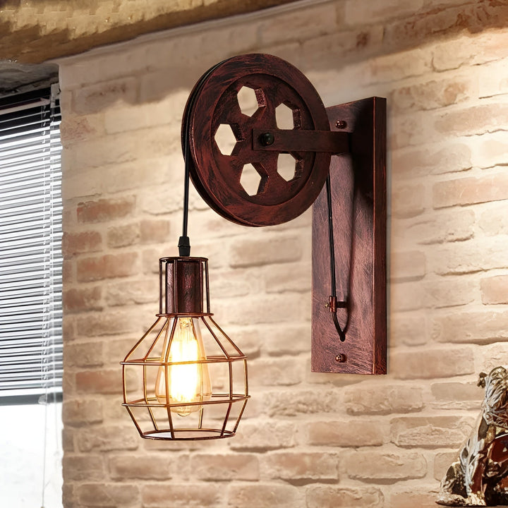 Industriell LED Vegglampe for Stue | Moderne Designbelysning