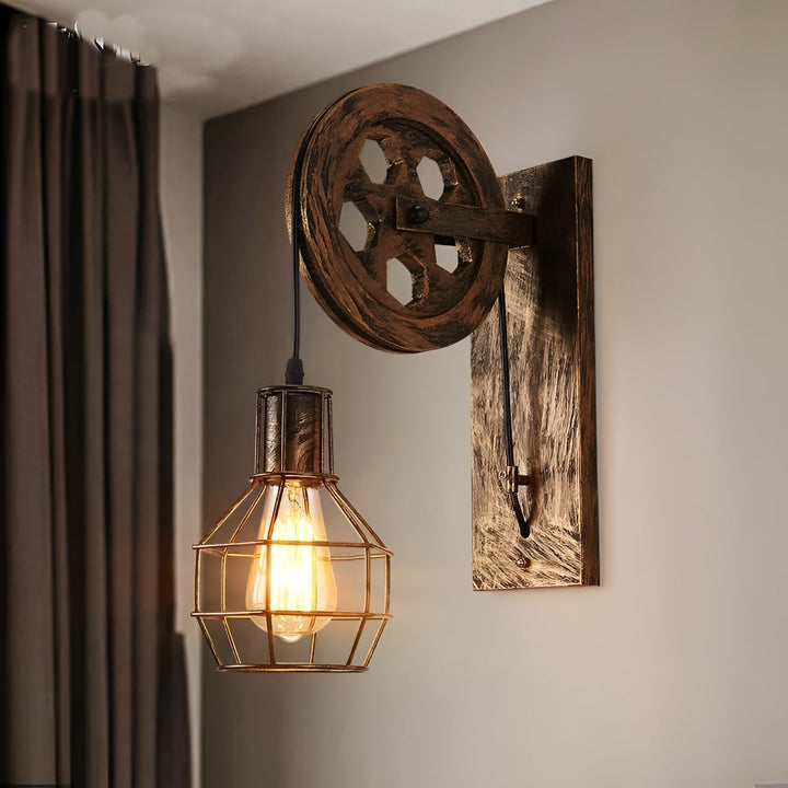 Industriell LED Vegglampe for Stue | Moderne Designbelysning