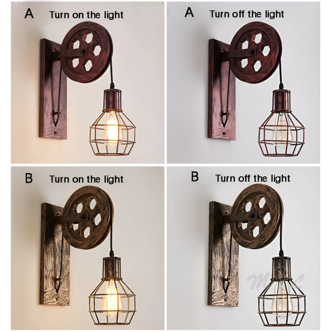 Industriell LED Vegglampe for Stue | Moderne Designbelysning