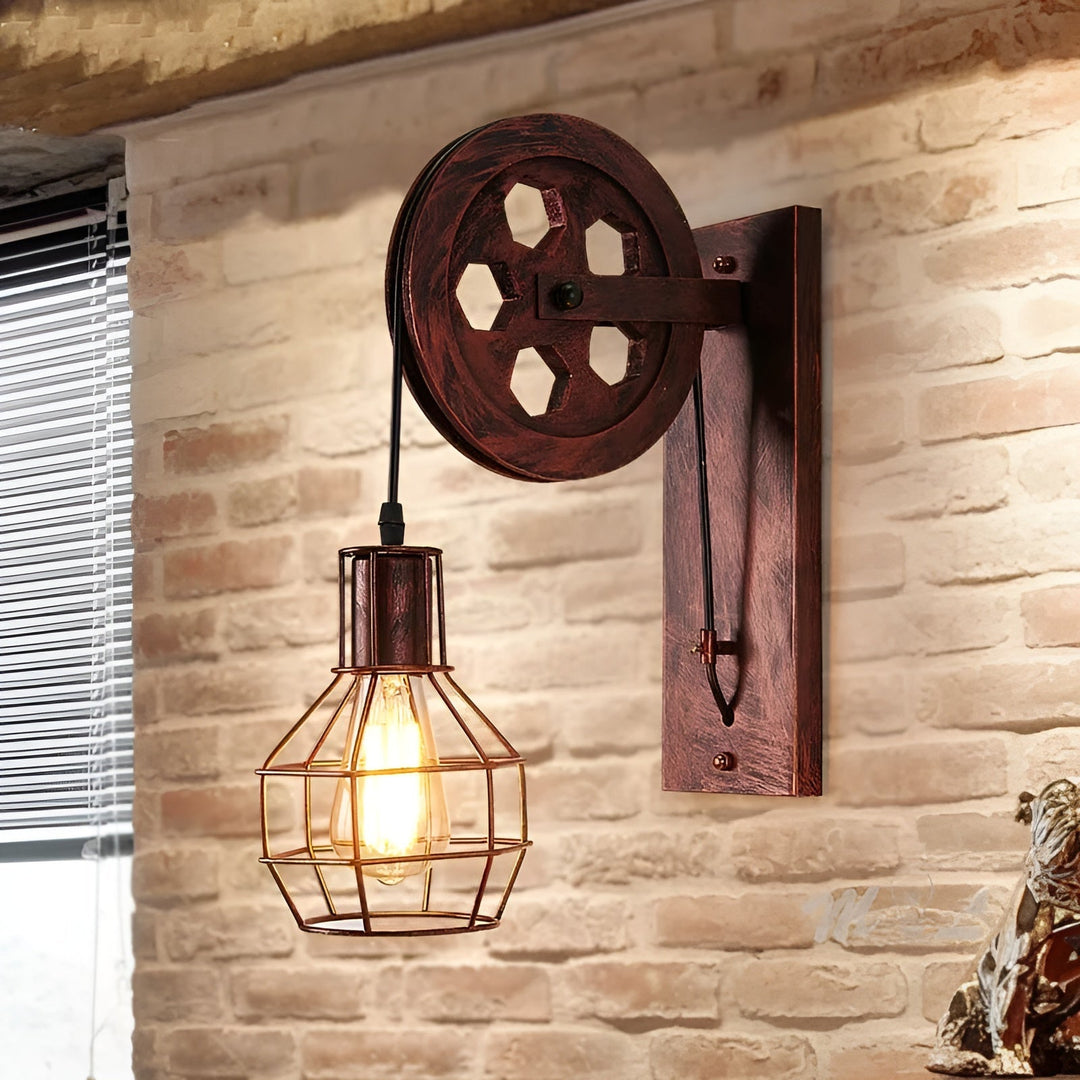 Industriell LED Vegglampe for Stue | Moderne Designbelysning