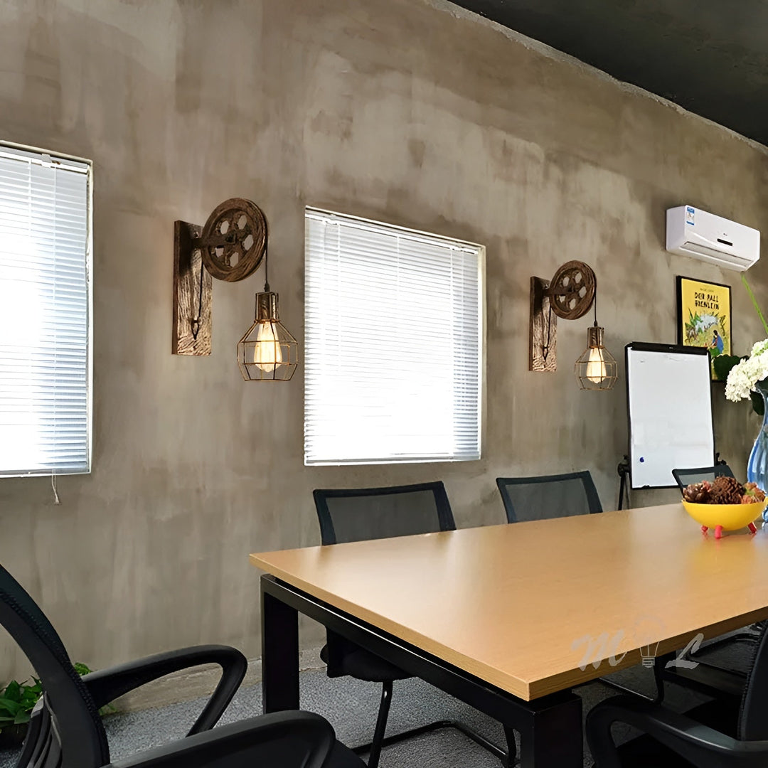 Industriell LED Vegglampe for Stue | Moderne Designbelysning