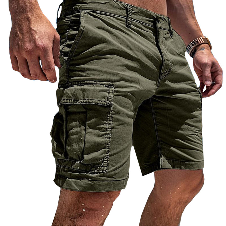 Komfortable Lette Cargo-Shorts Med Praktiske Lommer