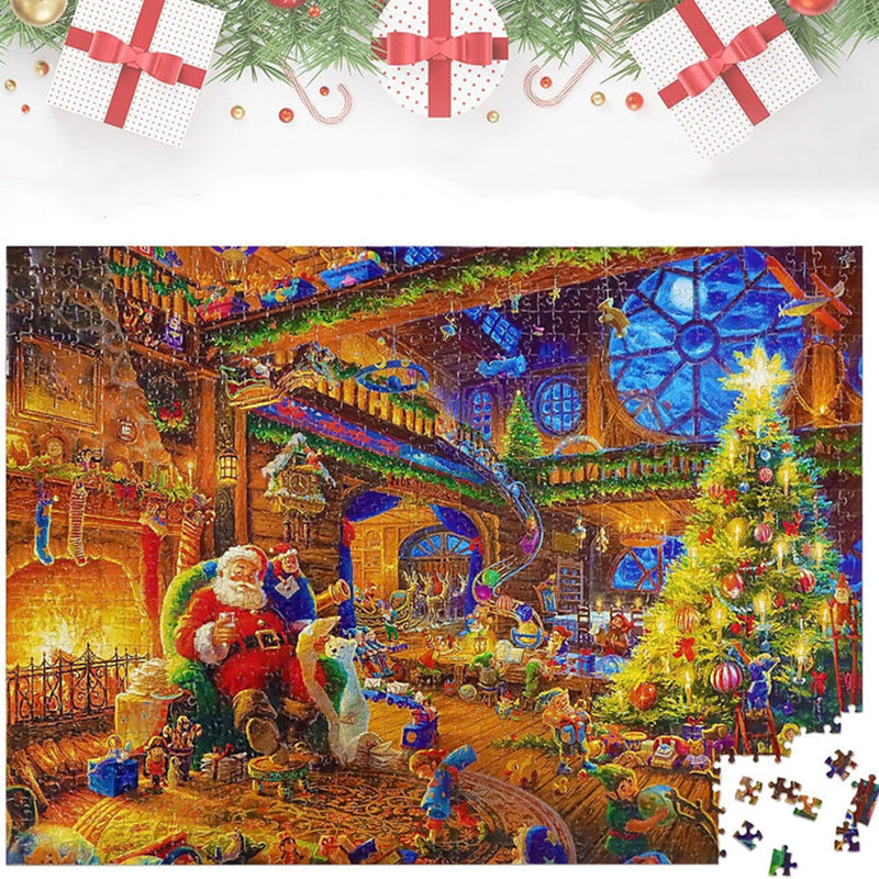 Julepuslespill Adventskalender - 24 Dagers Nedtelling