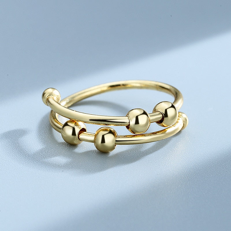 Kvinners Justerbar Anti-Stress Fidget-Ring
