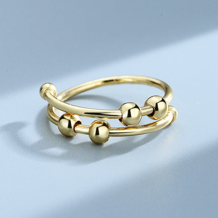Kvinners Justerbar Anti-Stress Fidget-Ring