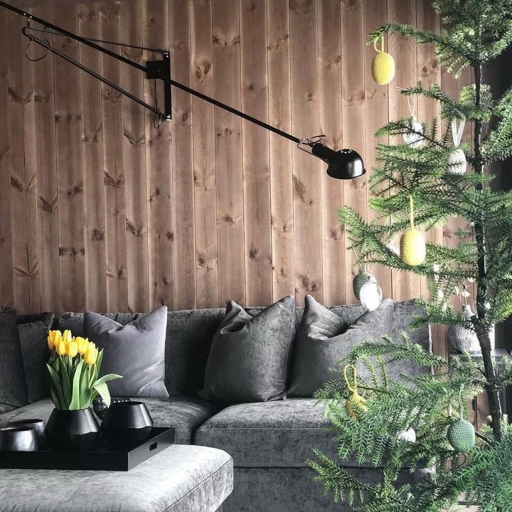 Justerbar Industriell Vegglampe for Hjemmet – Allsidig Belysning