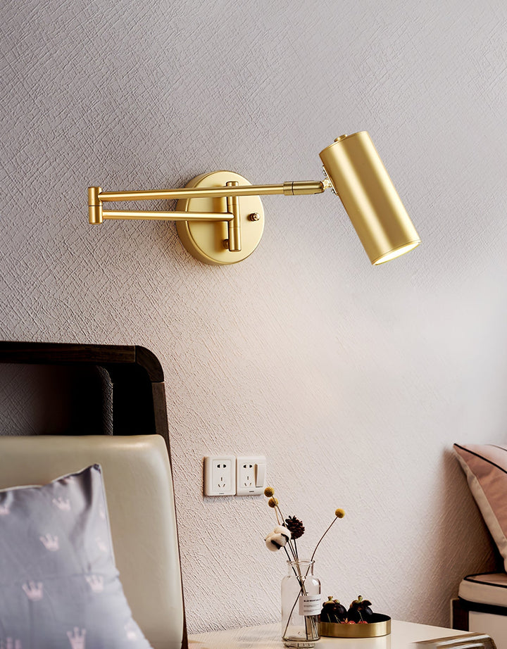 Svingarm Vegglampe | Justerbar LED Vegglampe i Metall