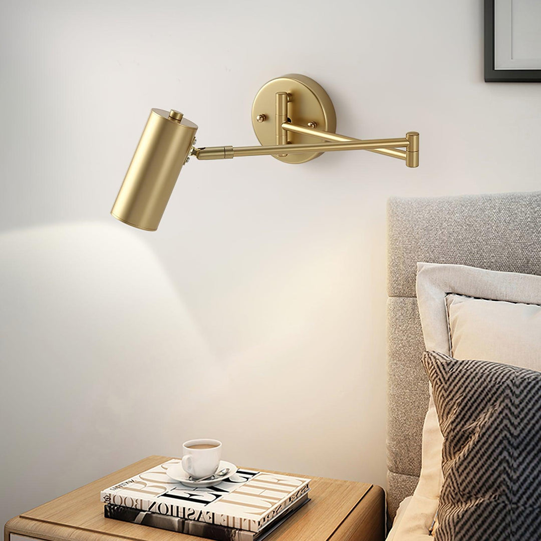 Svingarm Vegglampe | Justerbar LED Vegglampe i Metall