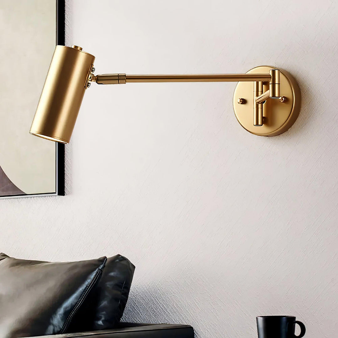 Svingarm Vegglampe | Justerbar LED Vegglampe i Metall