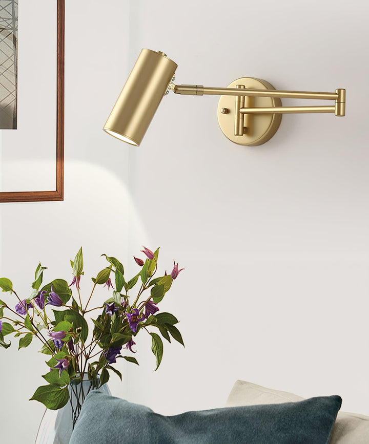 Svingarm Vegglampe | Justerbar LED Vegglampe i Metall