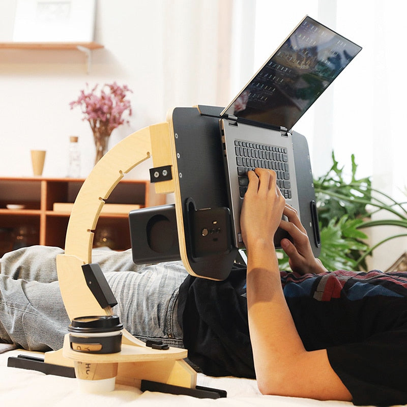 Justerbart Laptopbord for Optimal Ergonomi – Komfortabel Arbeidsstilling