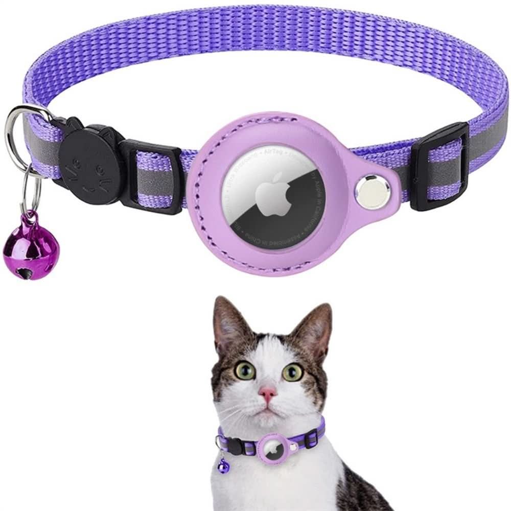 Katt Halsbånd med GPS Sporing og Refleks, Justerbart
