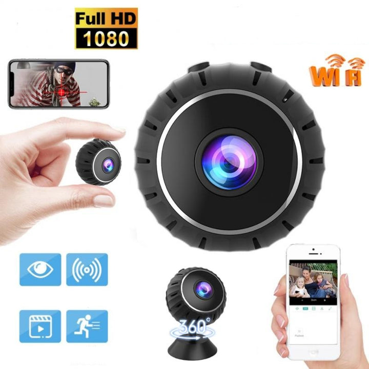 WiFi Mini-Sikkerhetskamera med 1080P HD