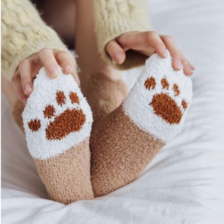 Unisex Koselige Kattpotesokker for Dame EU35-41