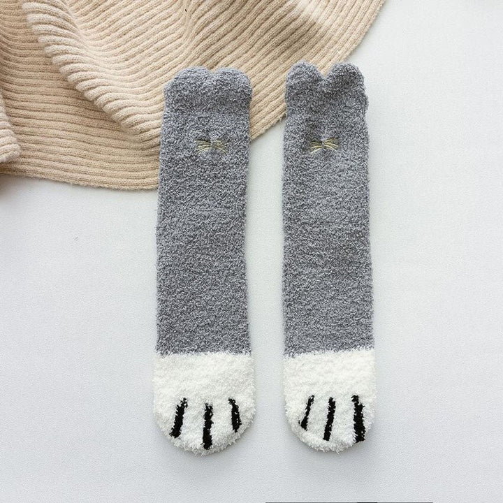 Unisex Koselige Kattpotesokker for Dame EU35-41