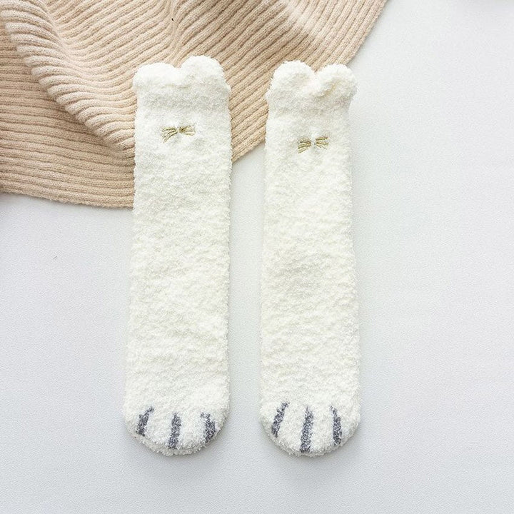 Unisex Koselige Kattpotesokker for Dame EU35-41
