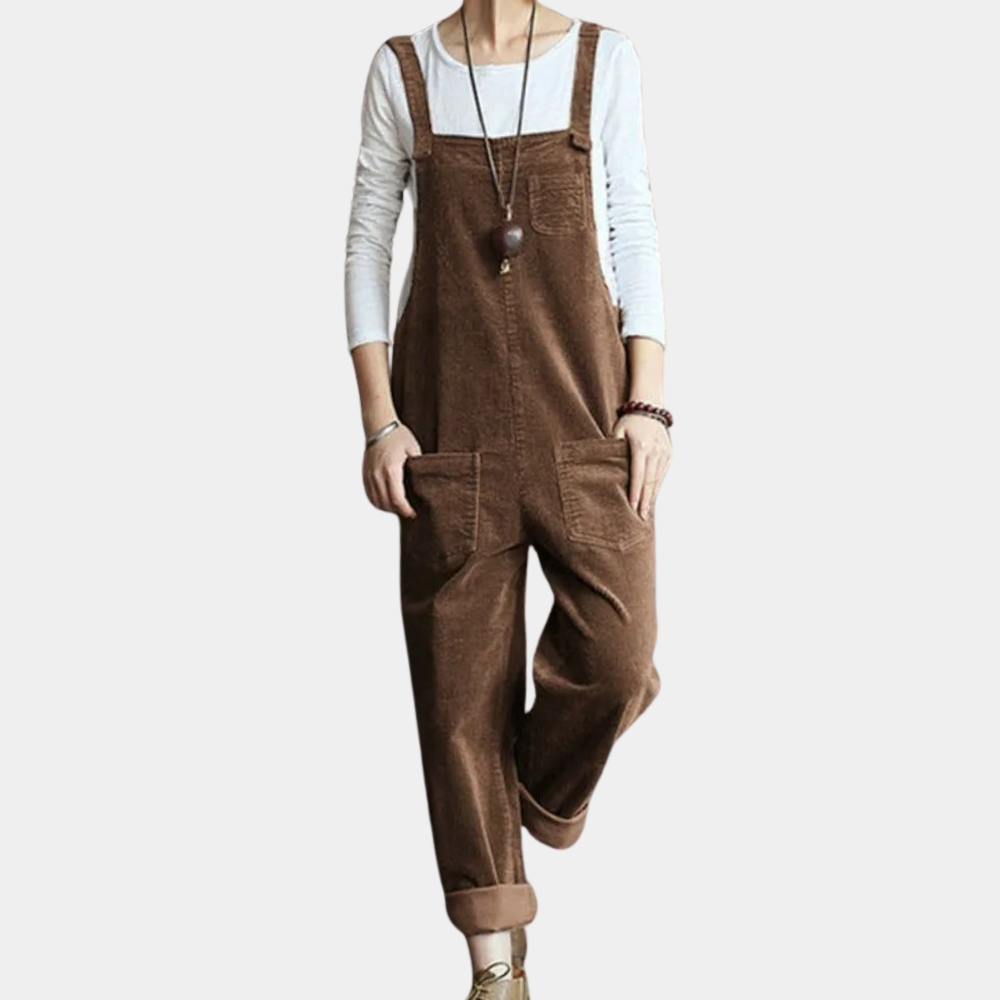 Kvinnenes Jumpsuit Med Løs Passform