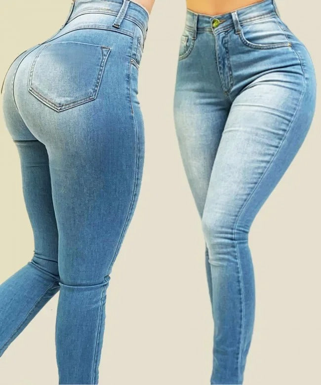 Shaping-jeans for Kvinner med Høy Midje
