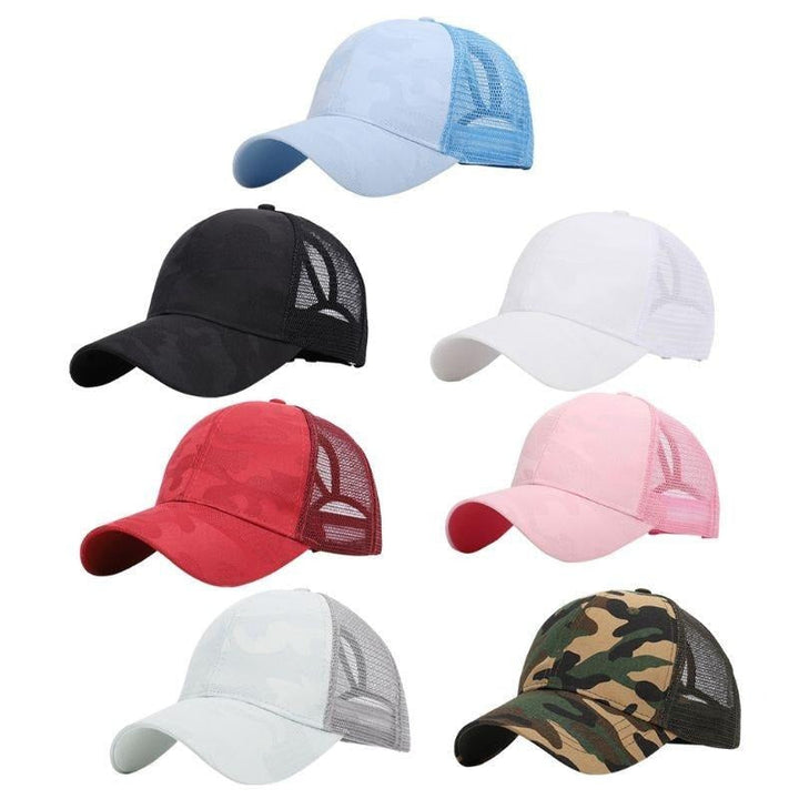 Kvinners Baseballcap med Kabelhull og Borrelås