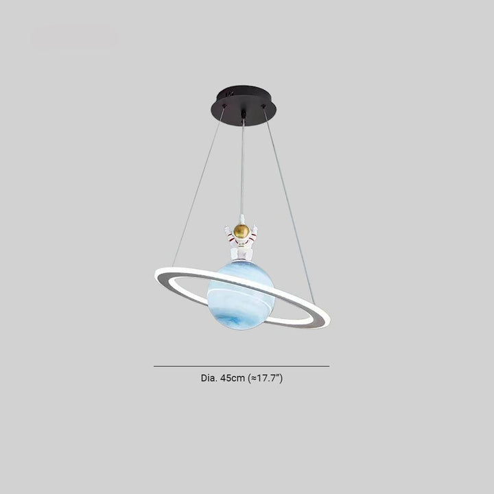 Barnas LED Hengelys – Magisk Planetdesign for Barnerommet