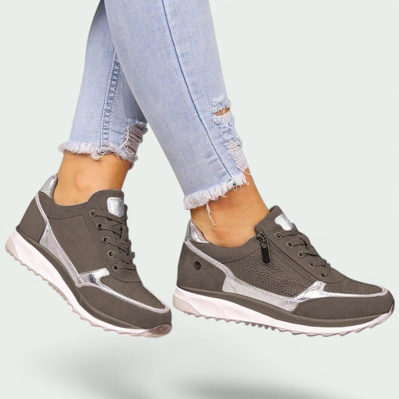 Kvinners Lette &amp; Komfortable Sneakers med Borrelås