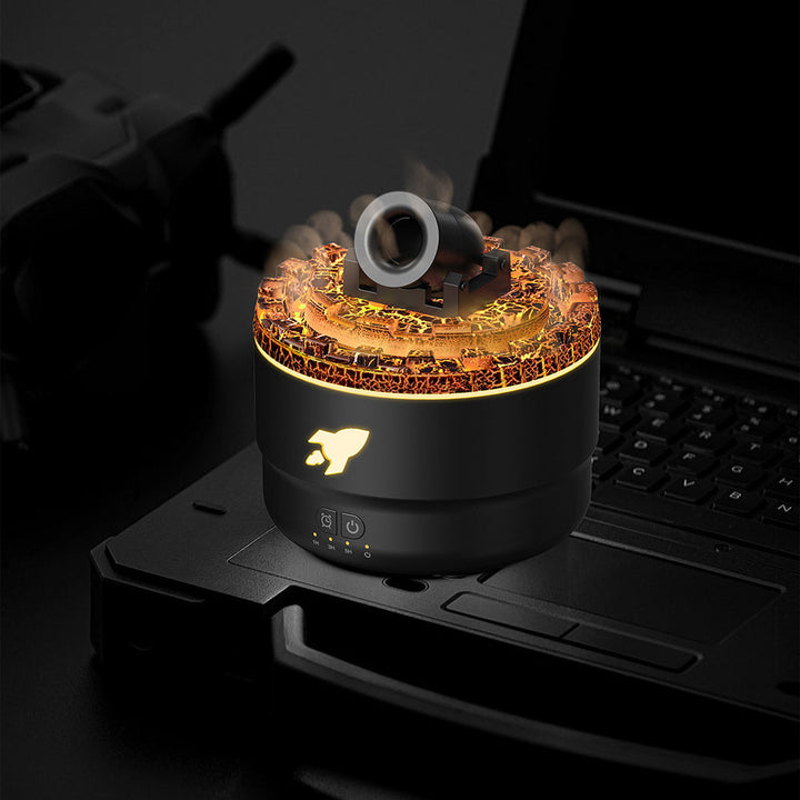 Luftfukter Aroma Diffuser med Nattlys og Lavaeffekt
