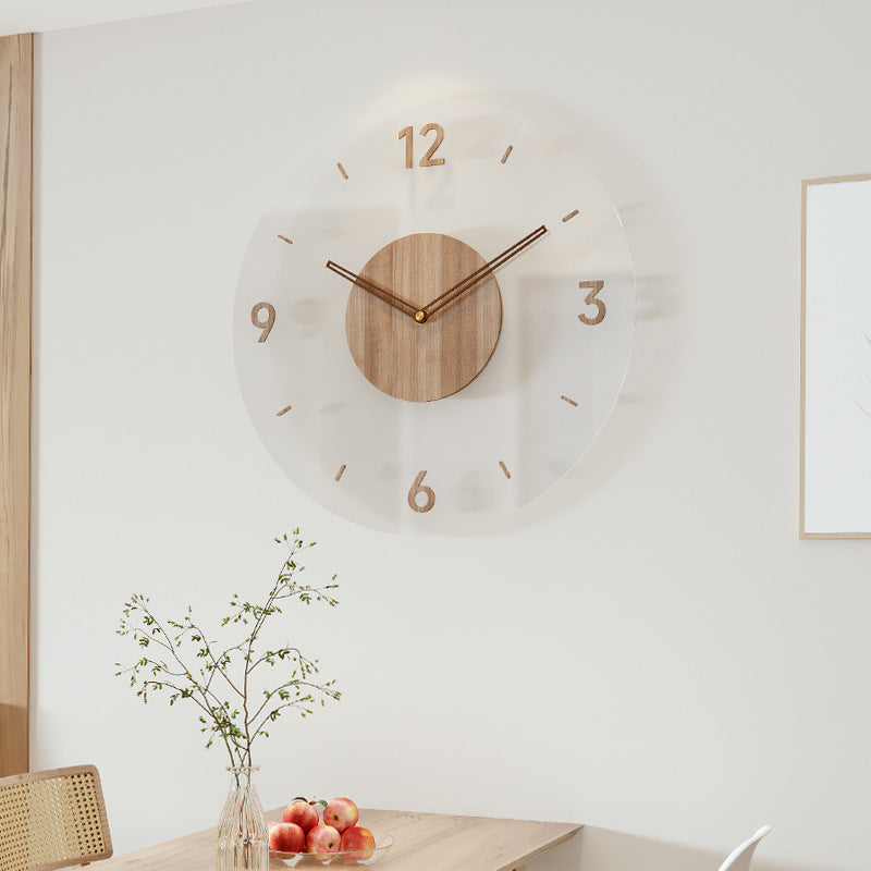 Moderne Minimalistisk Veggklokke for Hjemmet
