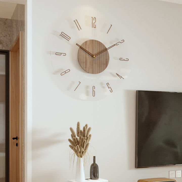 Moderne Minimalistisk Veggklokke for Hjemmet
