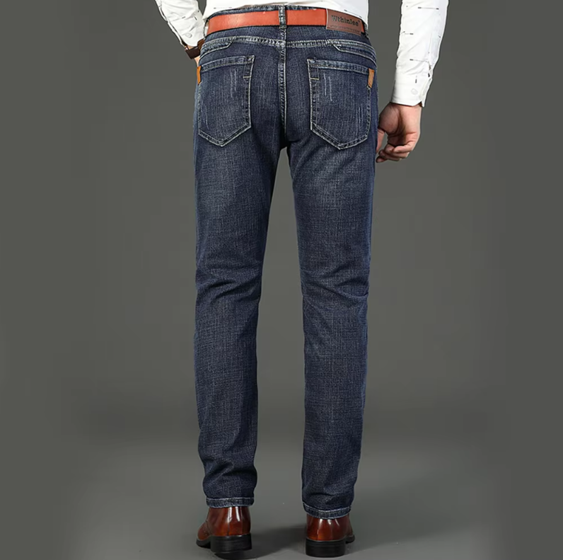 Menns Klassiske Denimjeans – Tidløs Stil og Komfort