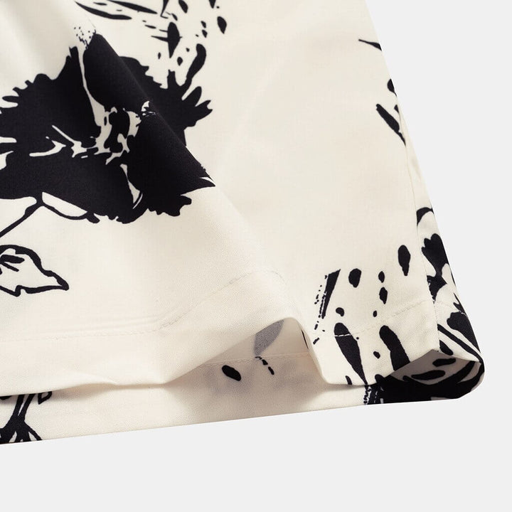 Menns Lett Blomstrete Sommerbluse – Perfekt for Varme Dager